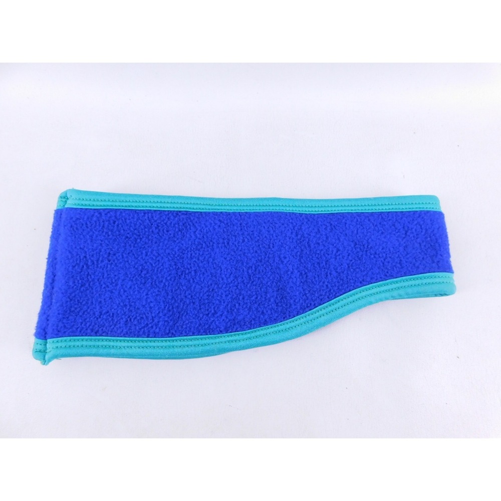 Vintage Strata Fleece Thick‎ Ear Warmer Head Band One Size Blue/Teal